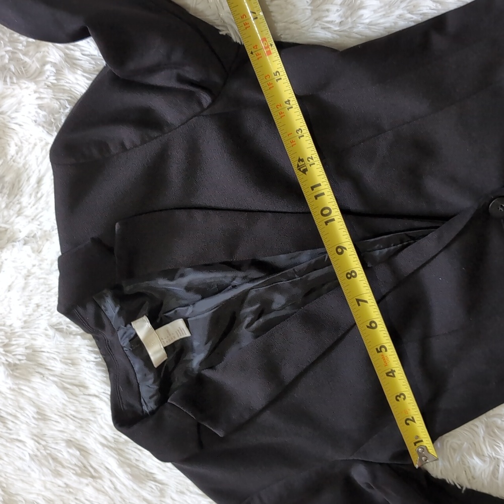 H&M Black Fitted Single Button Blazer - Picture 8 of 10